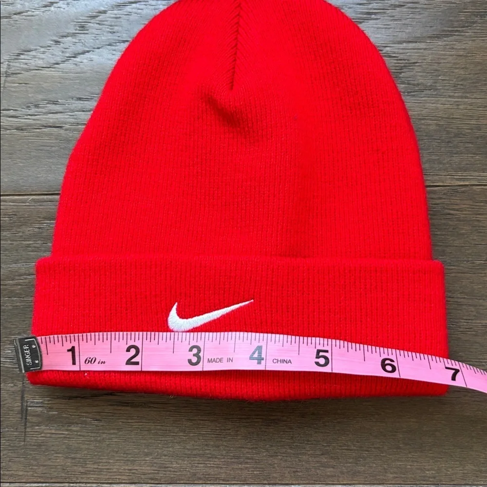 Nike Toddler 2 pc.Knit beanie hat & mittens,embroidered Swoosh logo, warm,winter